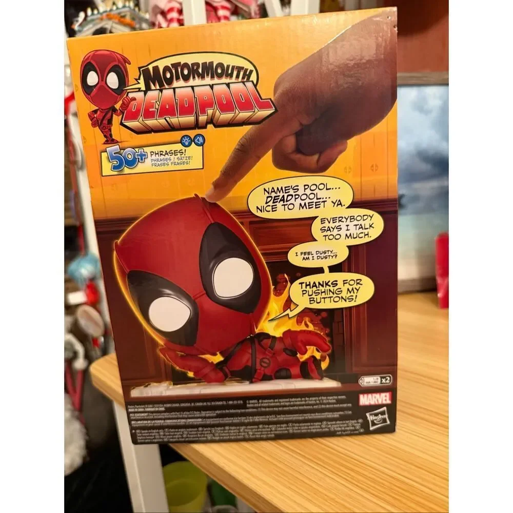 Marvel Motormouth Deadpool, 5-Inch (15cm) Electronic Talking Toy with Lights, So
